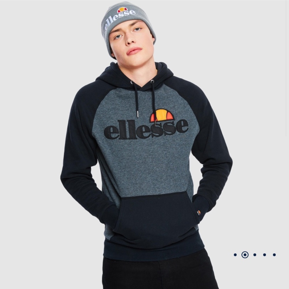 Mens Ellesse retro style hoodie
